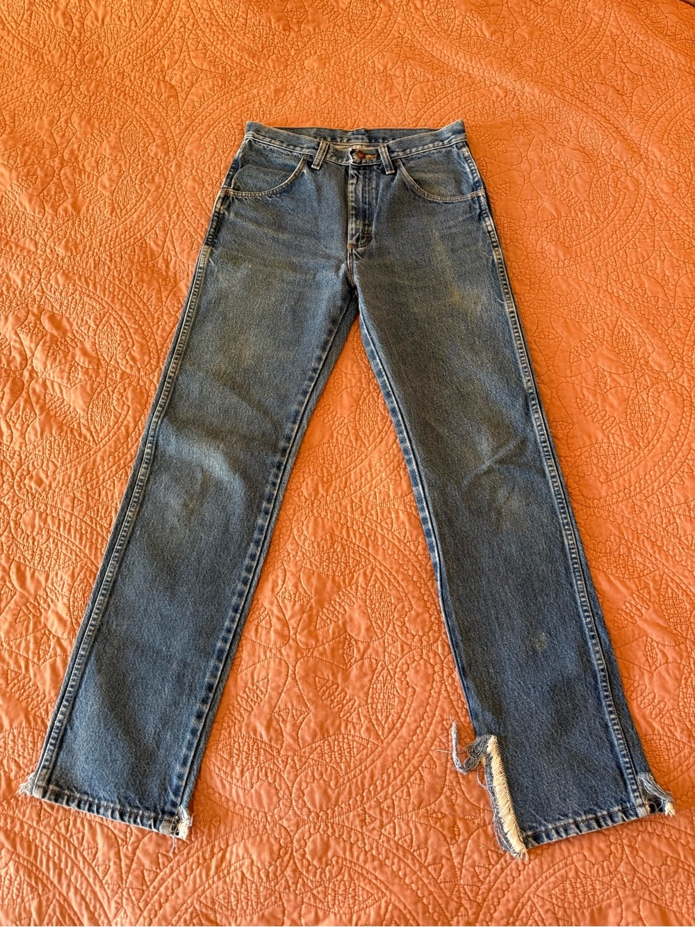 Rustler Women's Straight Leg Jeans - Medium Blue